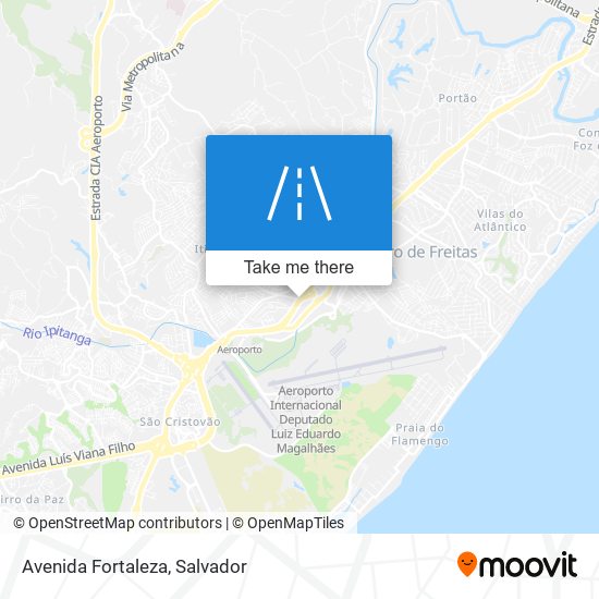 Mapa Avenida Fortaleza