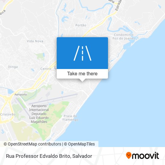 Rua Professor Edvaldo Brito map