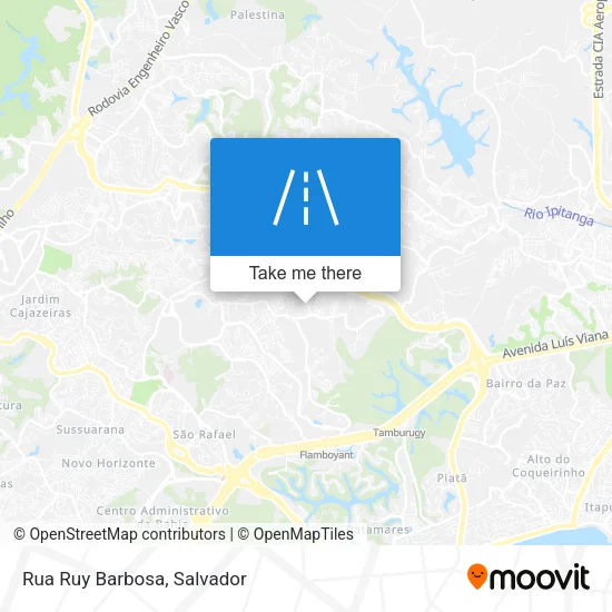 Rua Ruy Barbosa map