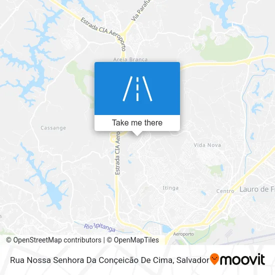Rua Nossa Senhora Da Conçeicão De Cima map