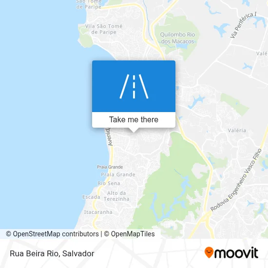 Rua Beira Rio map