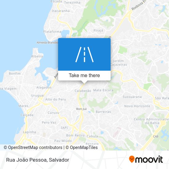 Rua João Pessoa map