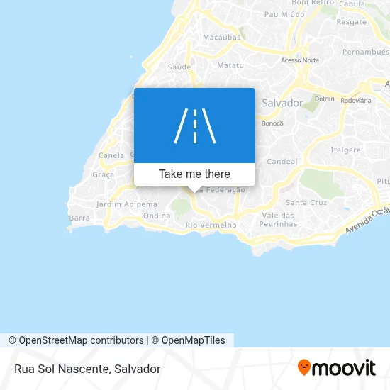 Rua Sol Nascente map