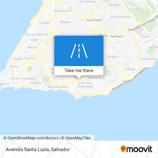 Avenida Santa Luzia map