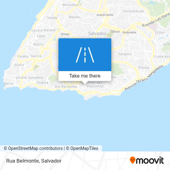 Rua Belmonte map