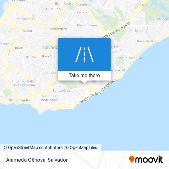 Mapa Alameda Gênova