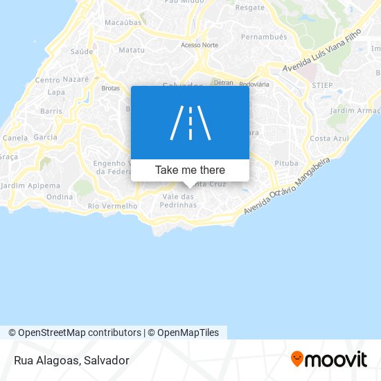 Rua Alagoas map