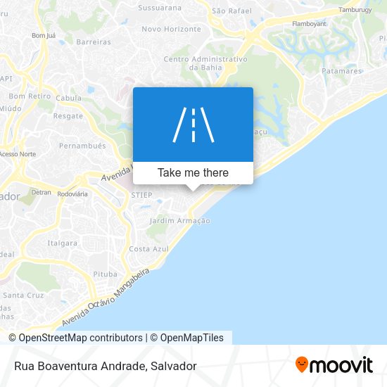 Rua Boaventura Andrade map