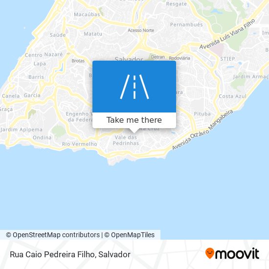 Mapa Rua Caio Pedreira Filho