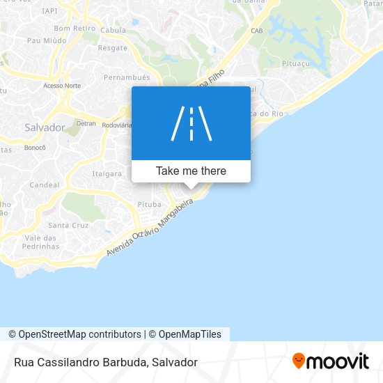 Rua Cassilandro Barbuda map