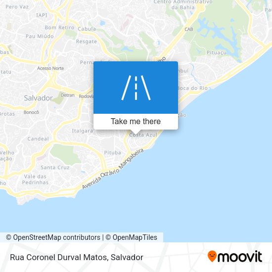 Rua Coronel Durval Matos map