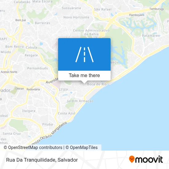 Rua Da Tranquilidade map
