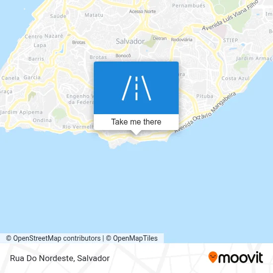 Rua Do Nordeste map