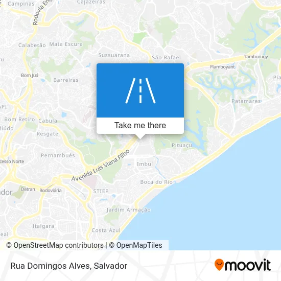 Rua Domingos Alves map
