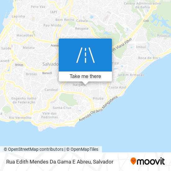 Rua Edith Mendes Da Gama E Abreu map