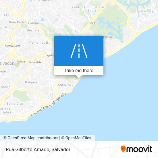 Rua Gilberto Amado map