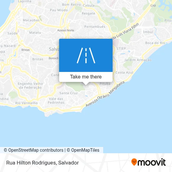 Rua Hilton Rodrigues map