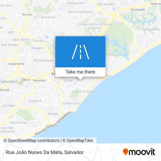 Rua João Nunes Da Mata map