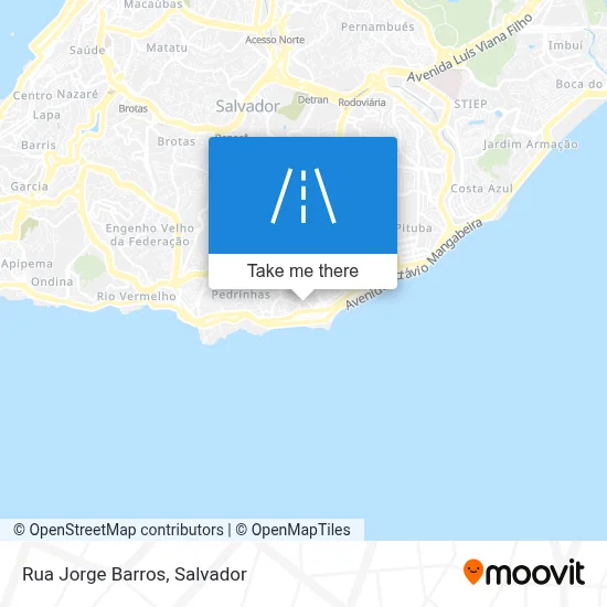 Rua Jorge Barros map