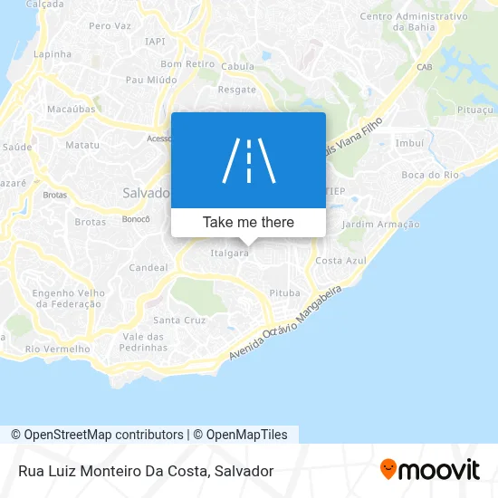Rua Luiz Monteiro Da Costa map