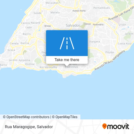 Rua Maragogipe map