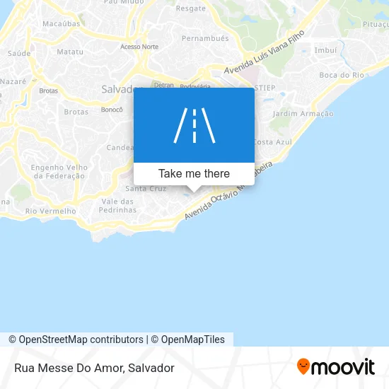 Rua Messe Do Amor map