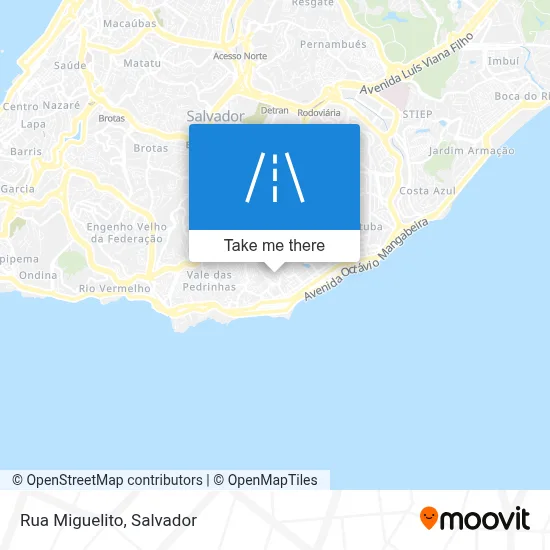 Rua Miguelito map