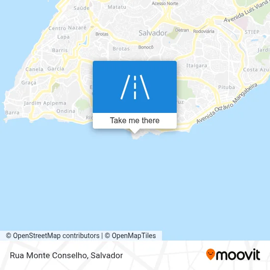 Rua Monte Conselho map