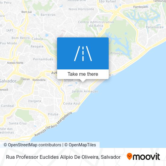 Rua Professor Euclides Alípio De Oliveira map