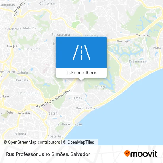 Rua Professor Jairo Simões map