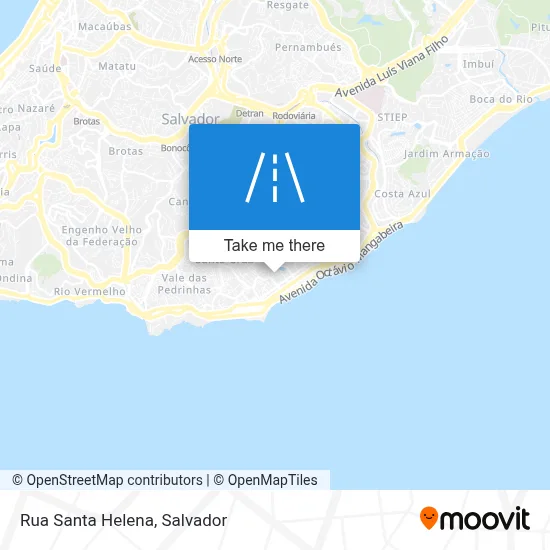 Rua Santa Helena map