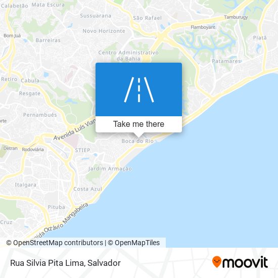 Mapa Rua Silvia Pita Lima