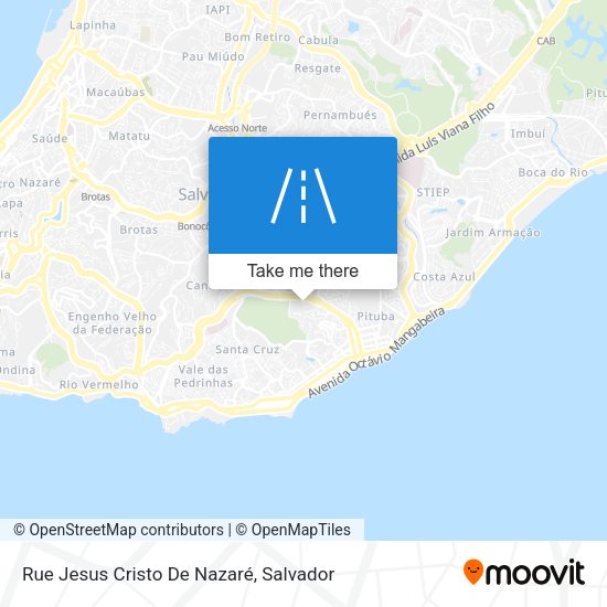 Rue Jesus Cristo De Nazaré map