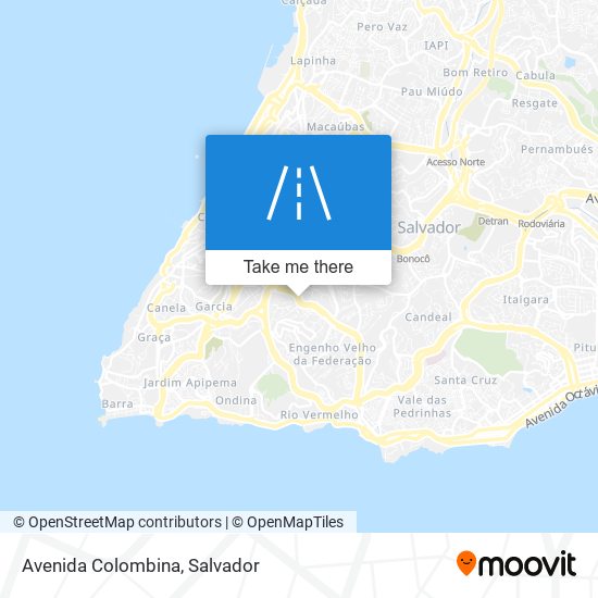 Avenida Colombina map