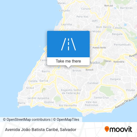 Avenida João Batista Caribé map
