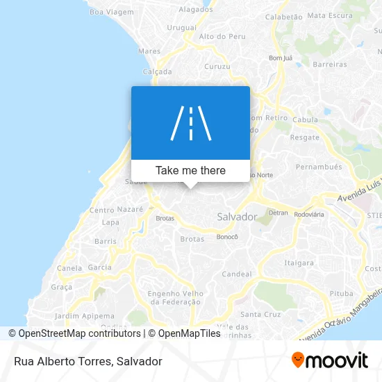 Rua Alberto Torres map