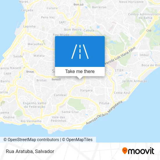 Rua Aratuba map