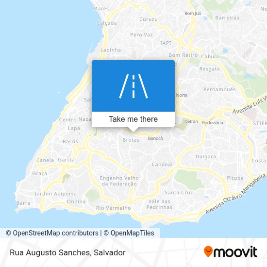 Rua Augusto Sanches map