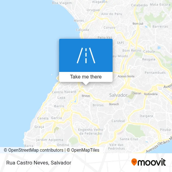 Rua Castro Neves map