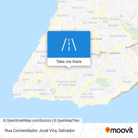 Rua Comendador José Vita map