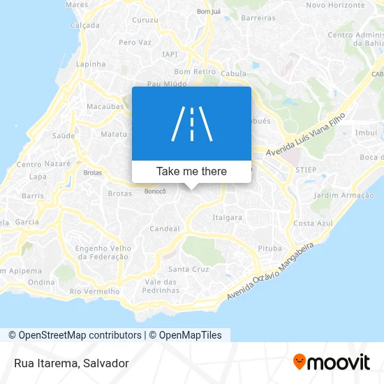 Rua Itarema map