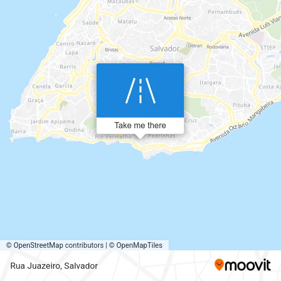 Rua Juazeiro map