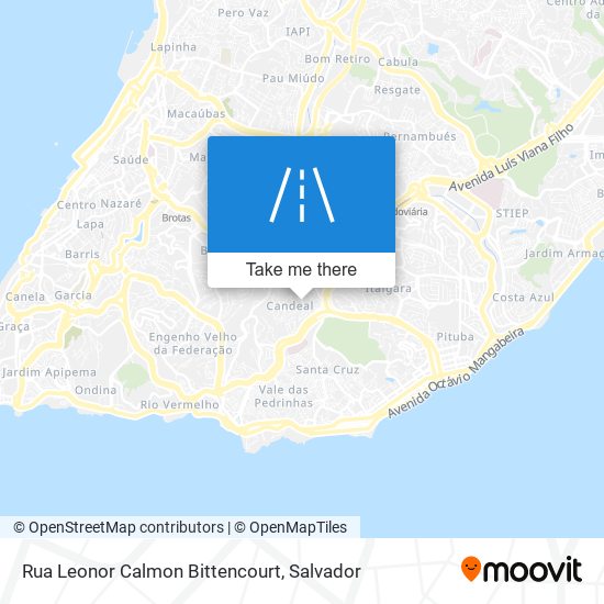 Rua Leonor Calmon Bittencourt map