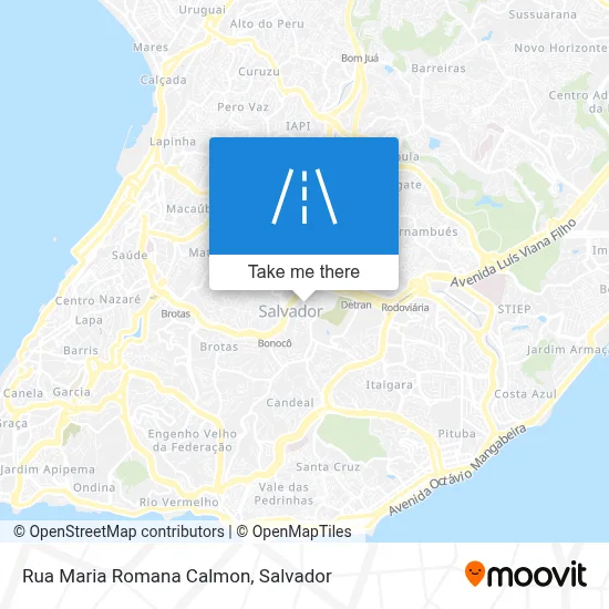 Rua Maria Romana Calmon map