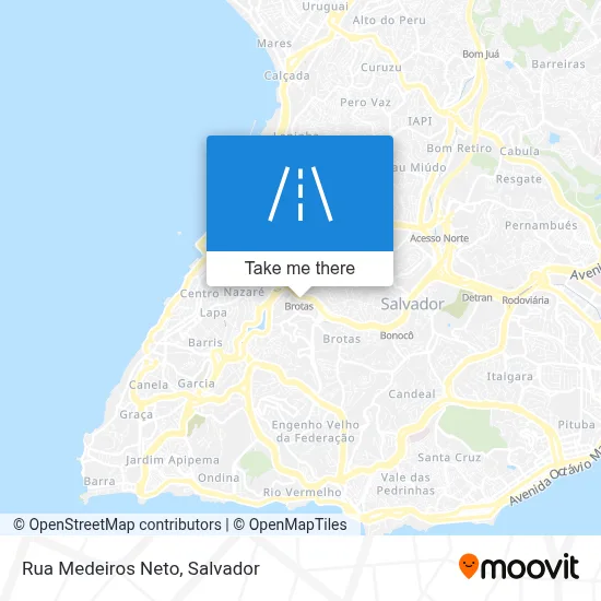 Rua Medeiros Neto map