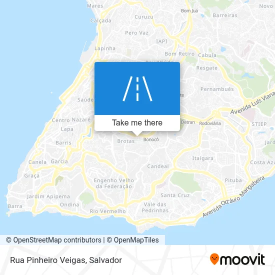 Rua Pinheiro Veigas map