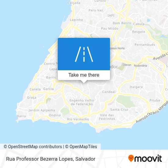 Rua Professor Bezerra Lopes map