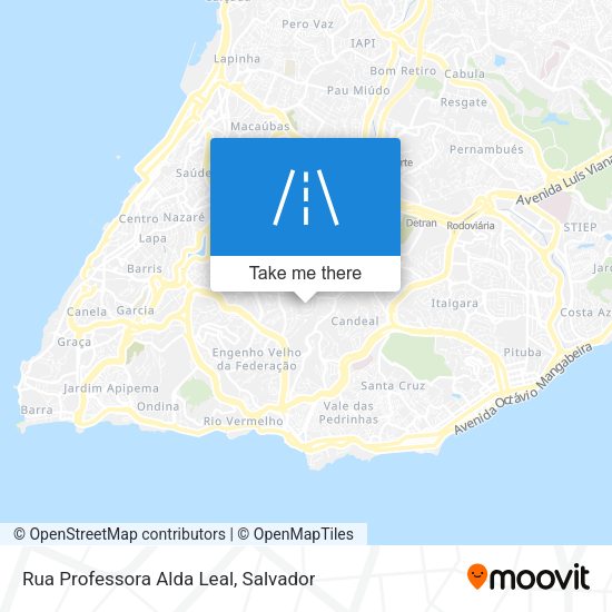 Rua Professora Alda Leal map