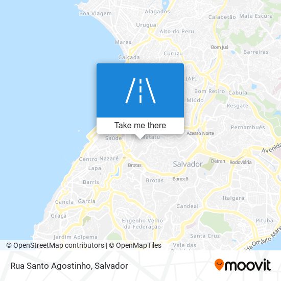 Rua Santo Agostinho map