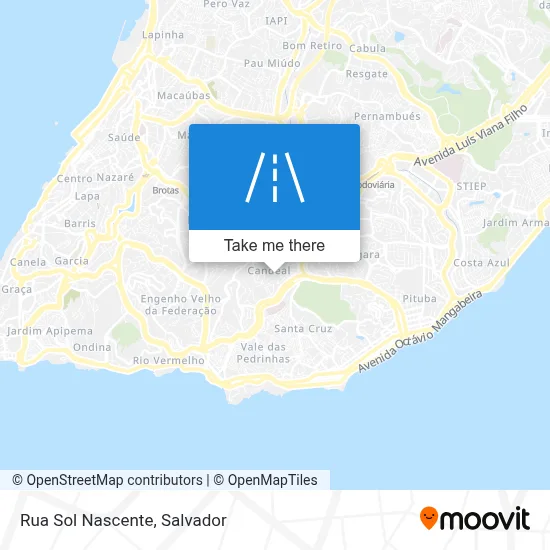 Rua Sol Nascente map